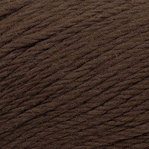Fil coton 100% moyen poids lavable machine marron 120 verges