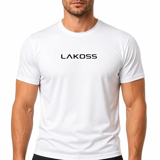 Camiseta Masculina Poliamida UV50+ basica Fit Segunda Pele Esportiva Dry Fit Academia Corrida Treino lazer dia dia Leve Respirável Não Deforma (BR, Alfa, G, Slim, BRANCO)