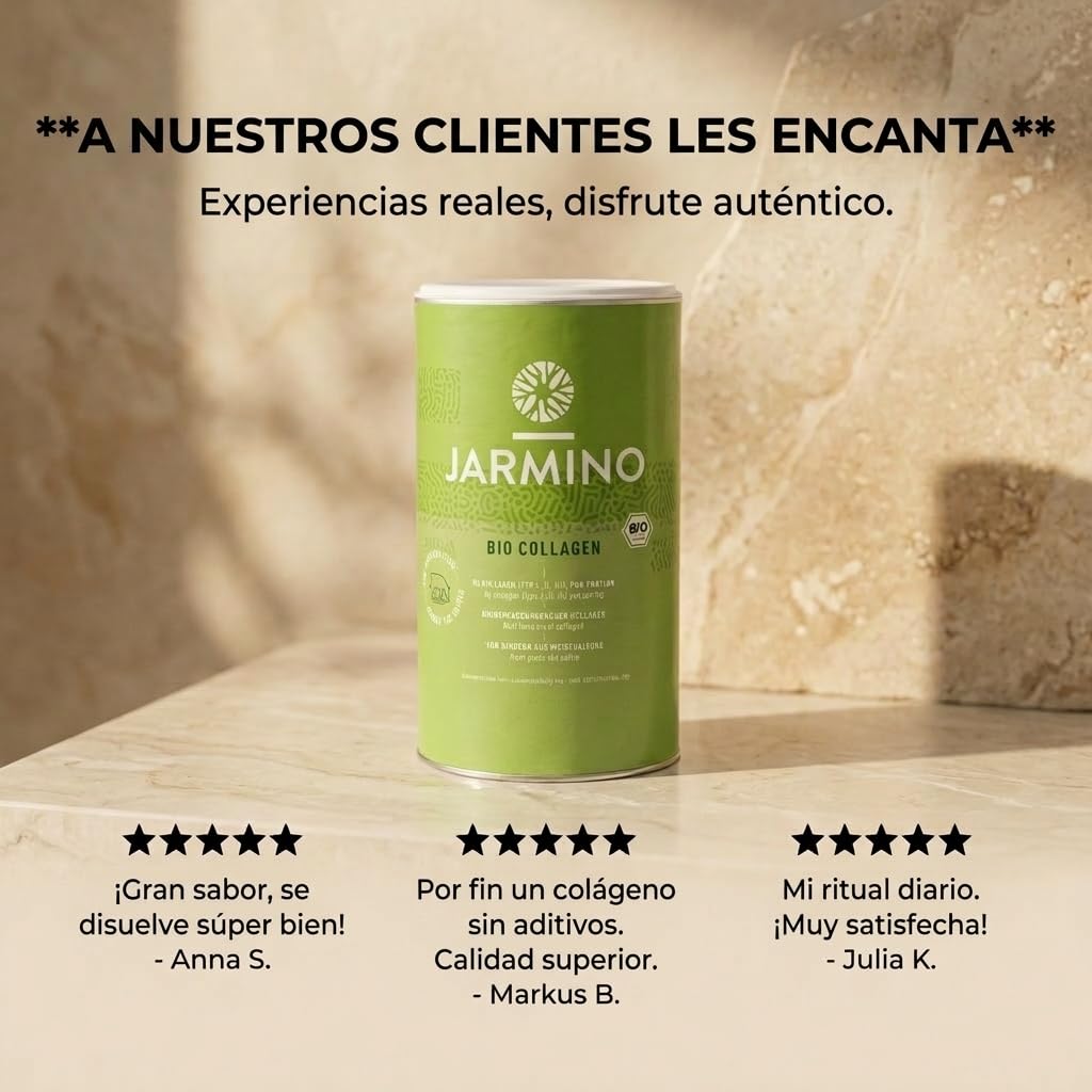 BIO Colageno en Polvo | Colágeno biológico en lugar de colágeno hidrolizado | Bone Broth premium collagen complex | 300g