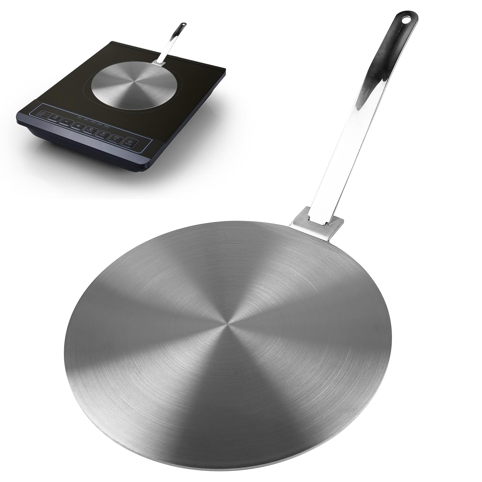 LEUOVE Induktion Adapter 24cm, Induction Plate für Moka