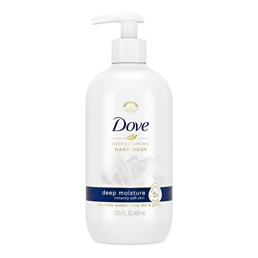 Dove Deep Moisture Hand Wash For Clean & Softer Hands Cleanser That Washes Away Dirt and Germs 13.5 oz