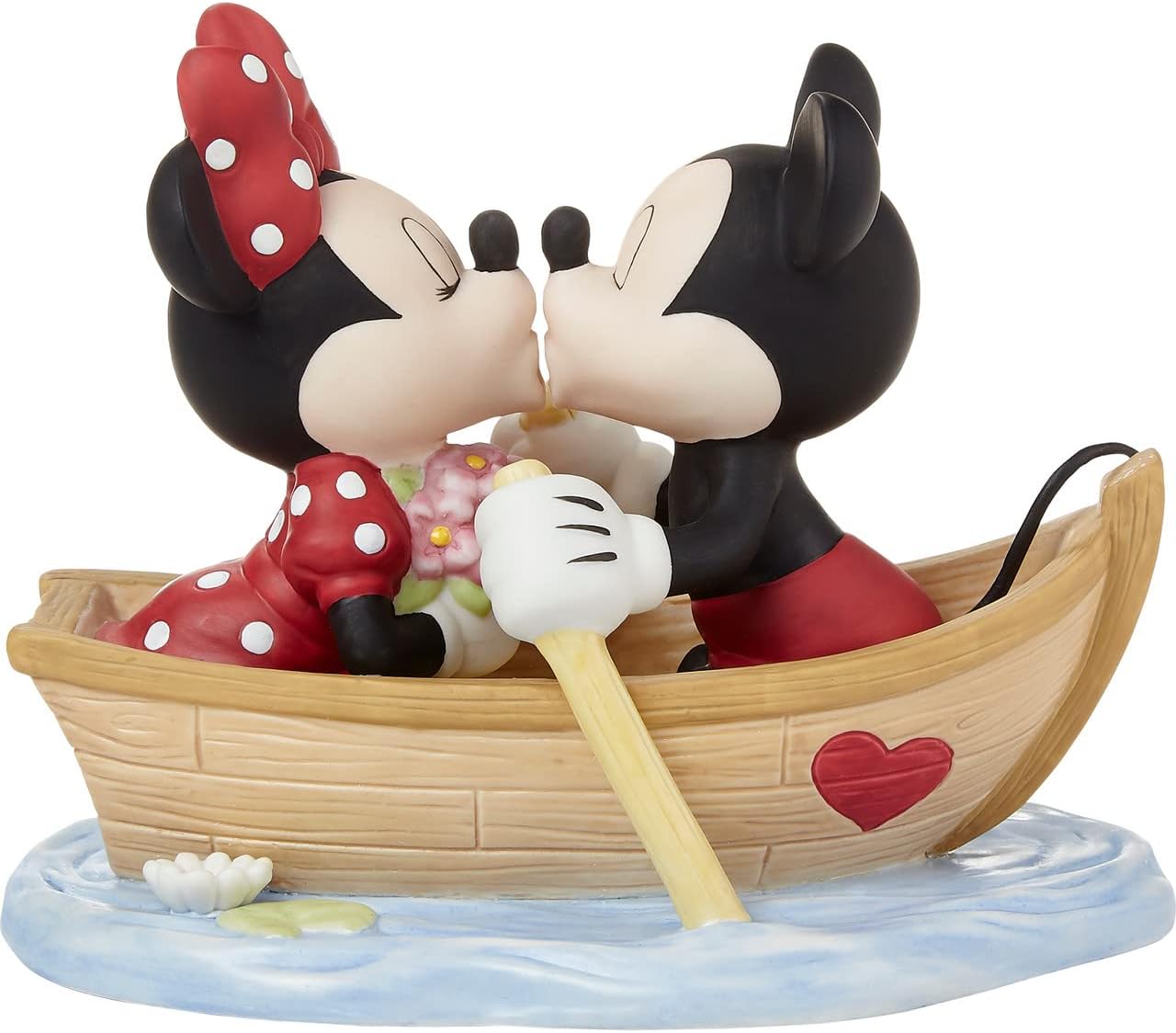 Precious MomentsMickey & Minnie Mouse Figurine | We Will Never Drift Apart Disney Mickey Mouse and Minnie Mouse Bisque Porcelain/Resin Figurine | Disney Decor