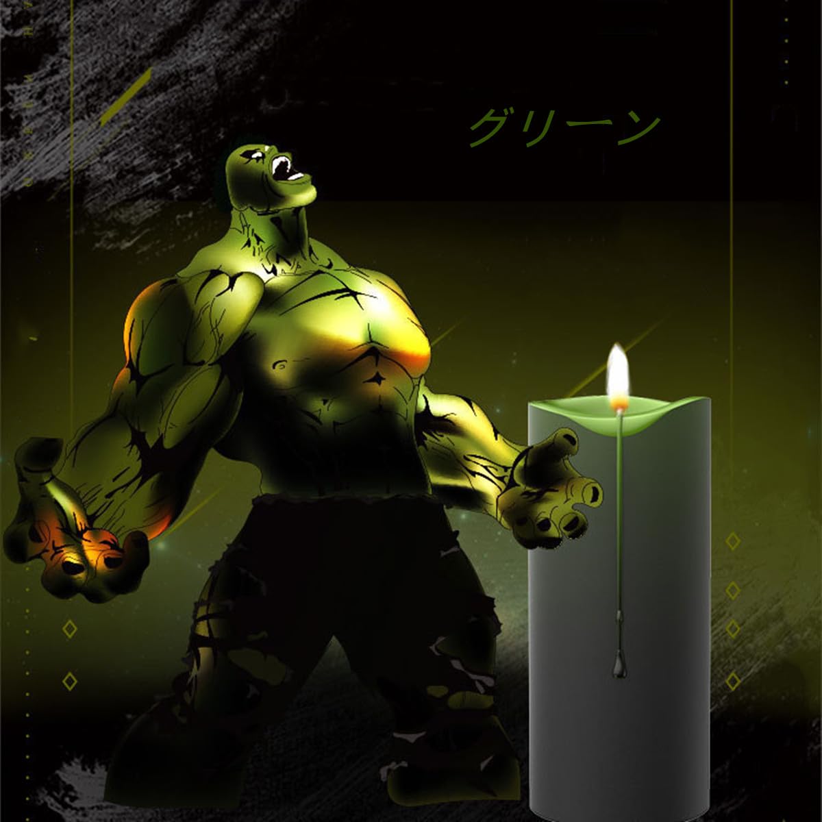 Amazon.co.jp: DDMMQS 変色低温ドロップキャンドル、香り付き