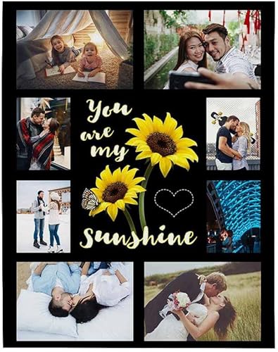 InterestPrint Crea tu propio marco de fotos personalizado You Are My Sunshine Sunflower Diseña tu propio marco de fotos