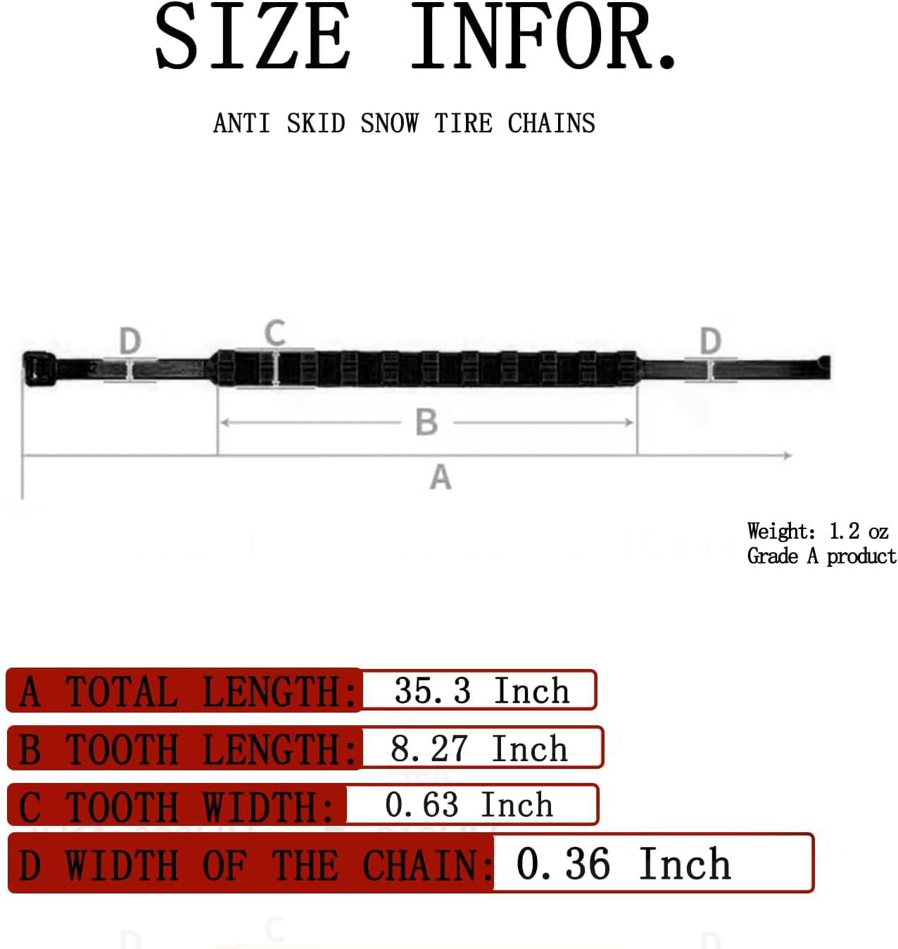 10pack Snow Tire Chains Reusable Anti-Skid Car Winter Wheels Chain Universal Cable Tire Belts, Black Non-Slip Zip Tie Tires Chain Emergency for Auto Pickup Trucks Suv