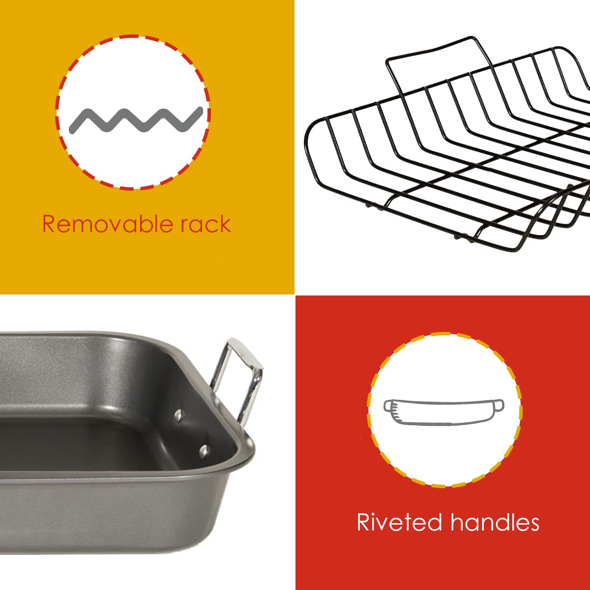 Turkey Roasting Pan - Large Carbon Steel -4 Turkey Roasting Pan - Large Carbon Steel -4