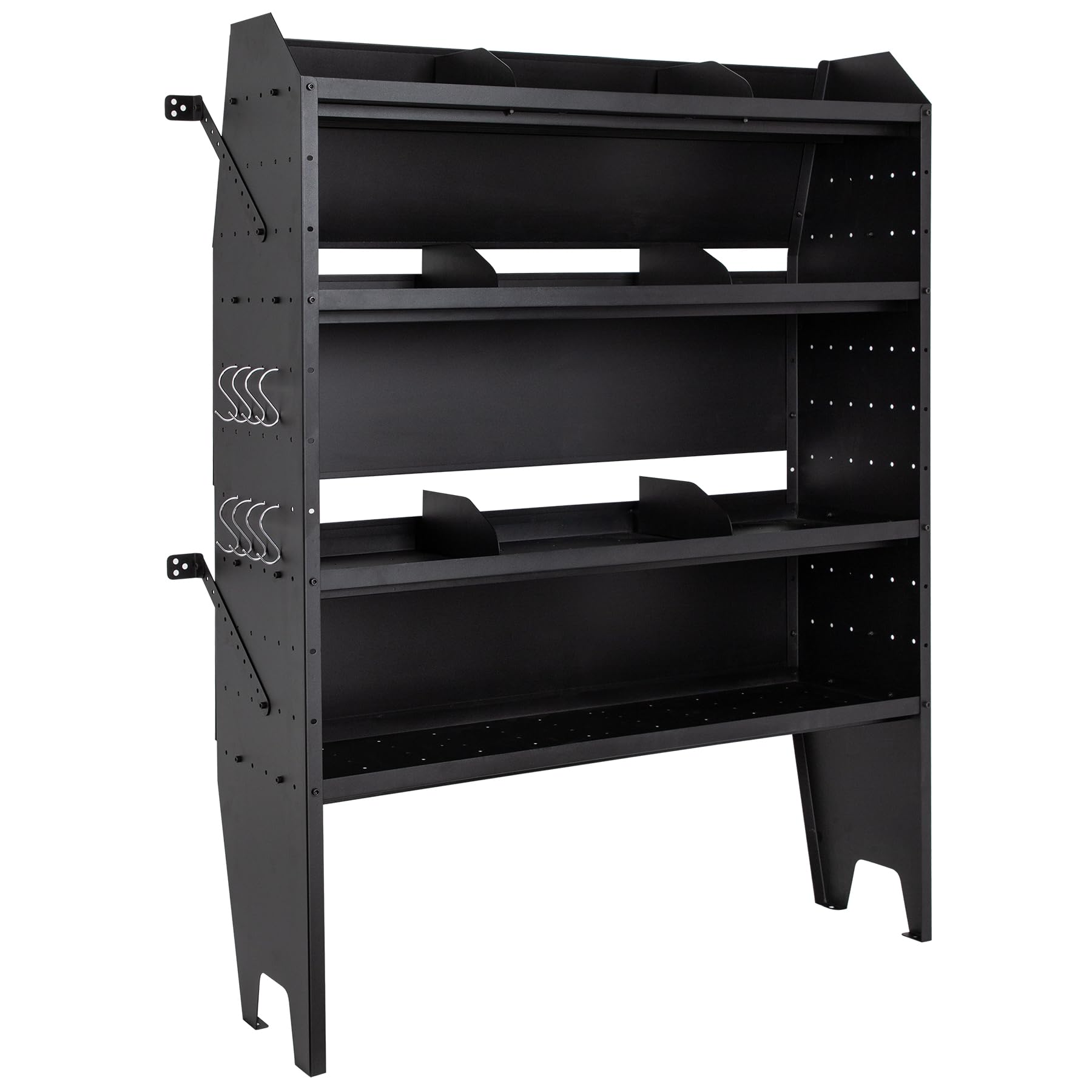 Photo 1 of Eastrexon Van Shelving w/ 1000LBS Capacity, Heavy-Duty Steel Cargo Storage System, Universal Fit Ford Transit/RAM ProMaster/Chevy Express/Nissan NV/Sprinter, 32" W x 60" H x 13" D