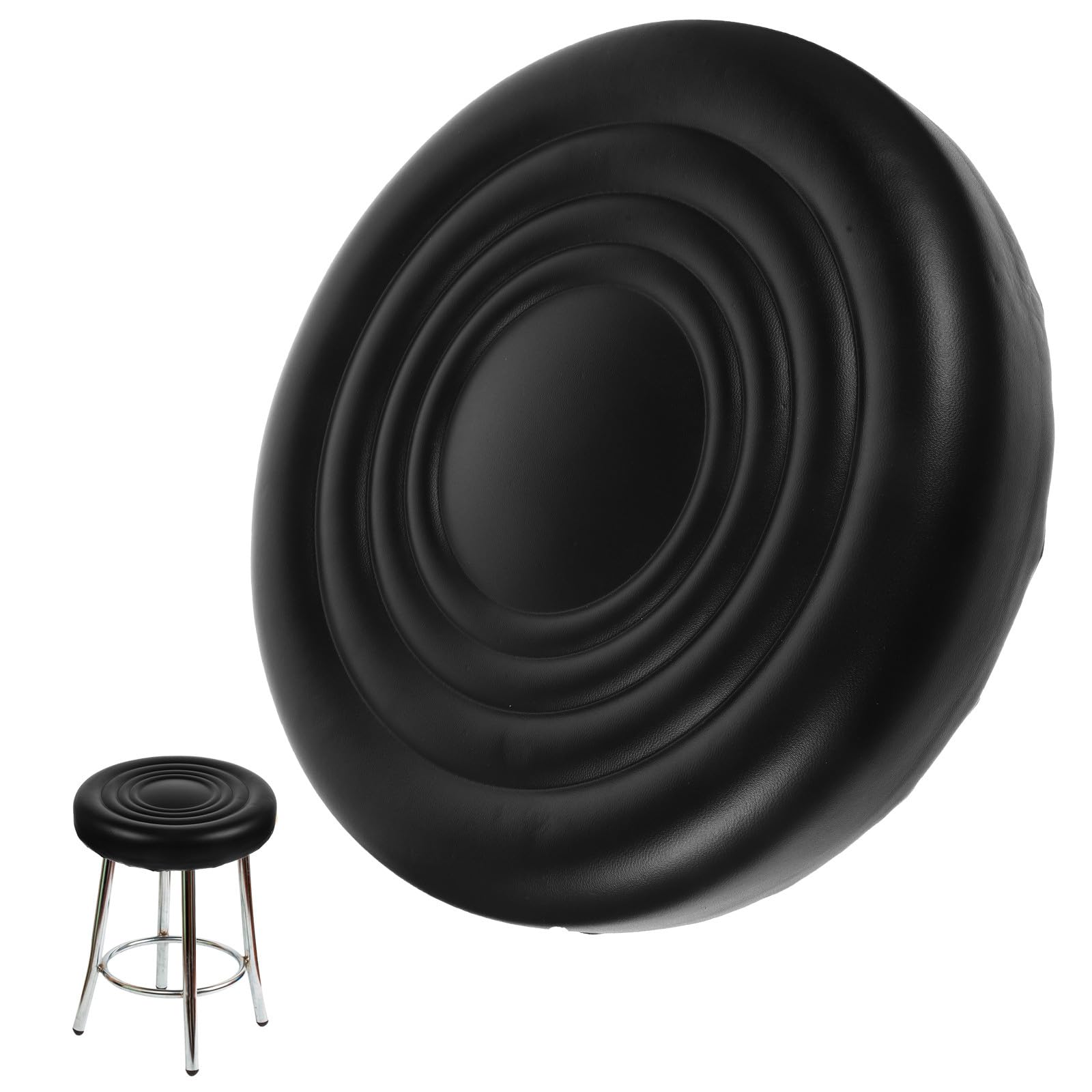 Coussin de siege pour tabouret de bar en mousse de confort et finition PU elegante