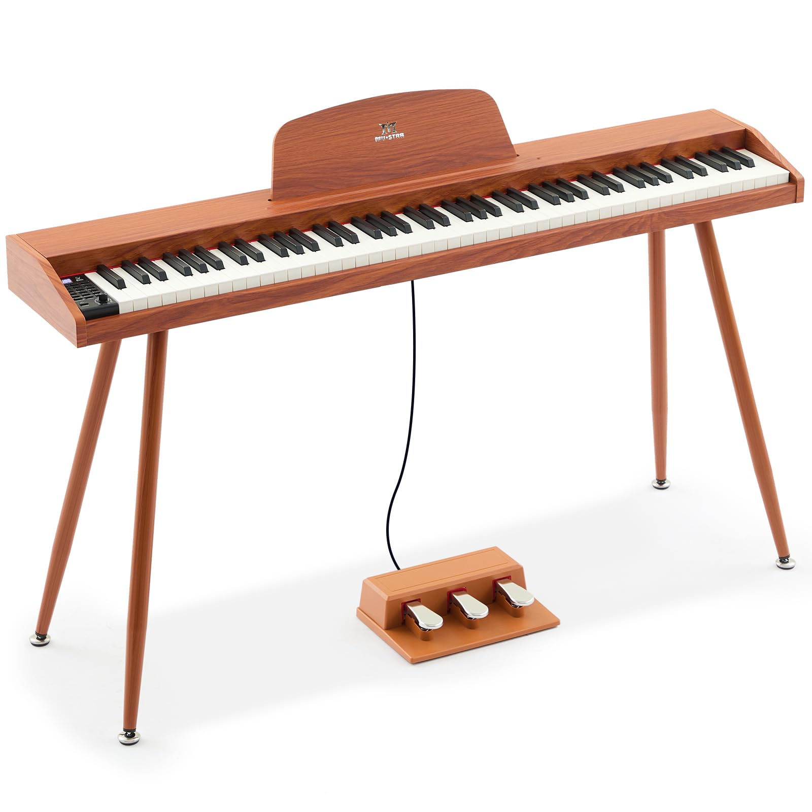 Amazon.com: MUSTAR 88 Key Piano Keyboard Semi Weighted Home