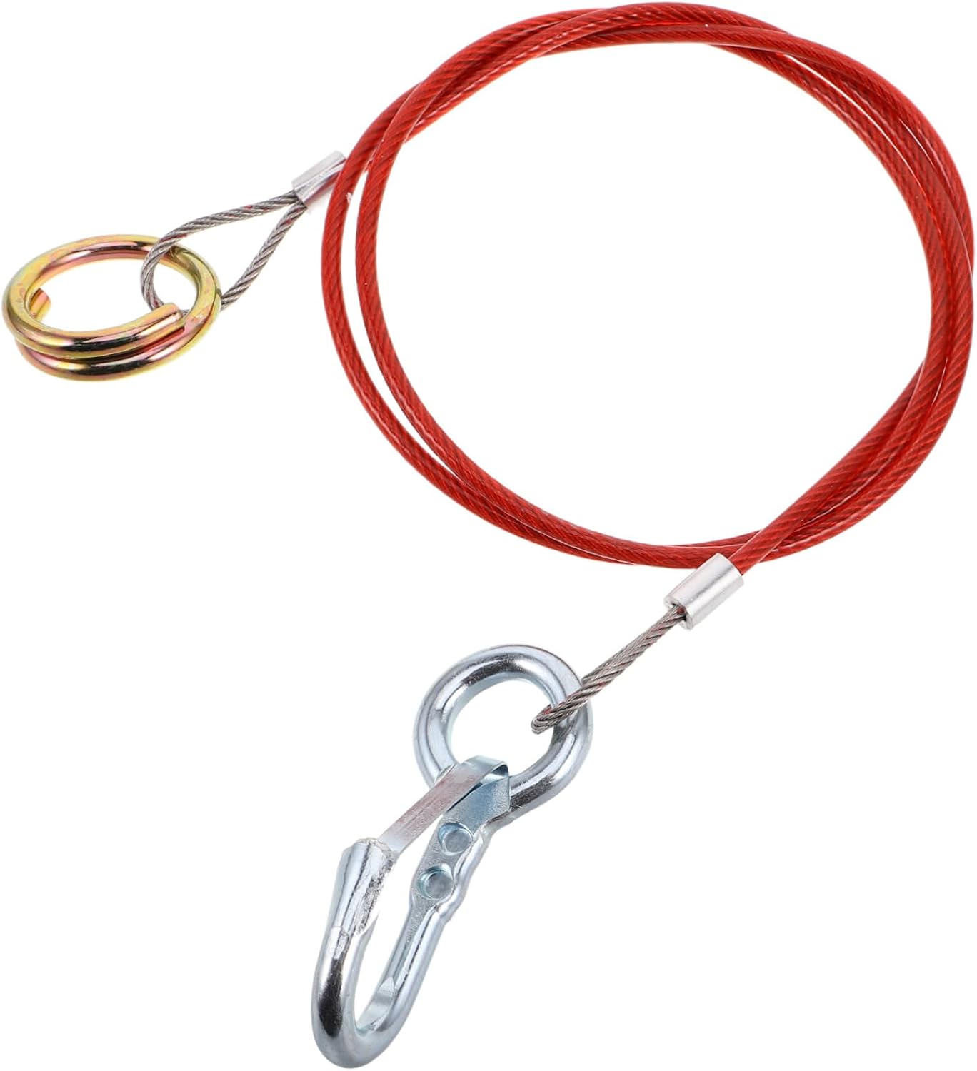 GLEAVI Universal Trailer Safety Cable Breakaway Trailer Towing Rope Heavy Duty Stainless Steel Wire