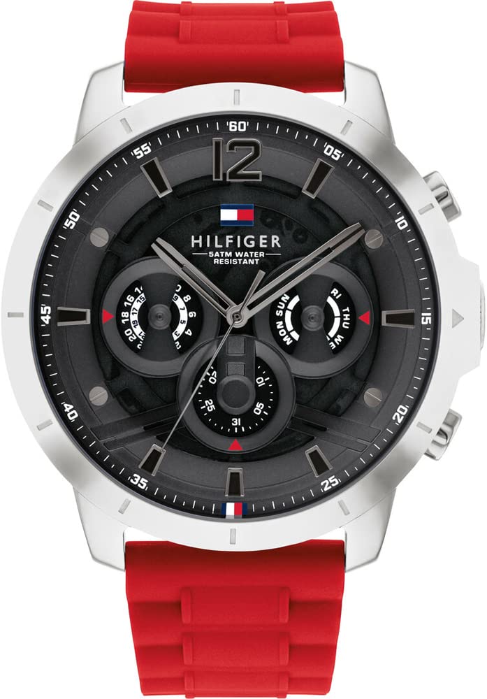 TommyHilfigerMen Luca Round Black Dial Mens Watch 1710490 (B0C37G9H9K) Amazon Price History, Amazon Price Tracker