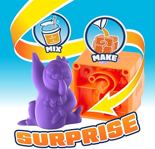 Miniatura 21 de Elmer's Squishies Figuras esponjosas fosforescentes, kit de juguetes para hacer tú mismo, crea 2 personajes misteriosos, kit de 13 piezas Multi