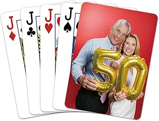 KOMVIOO Custom Playing Cards with Photos, Personalized Playing Cards in Different Designs, Birthday Souvenir Gifts and Playing Cards for Parties.