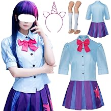 Twilight Sparkle Costume Purple Dress Party Outfit With Hairband
