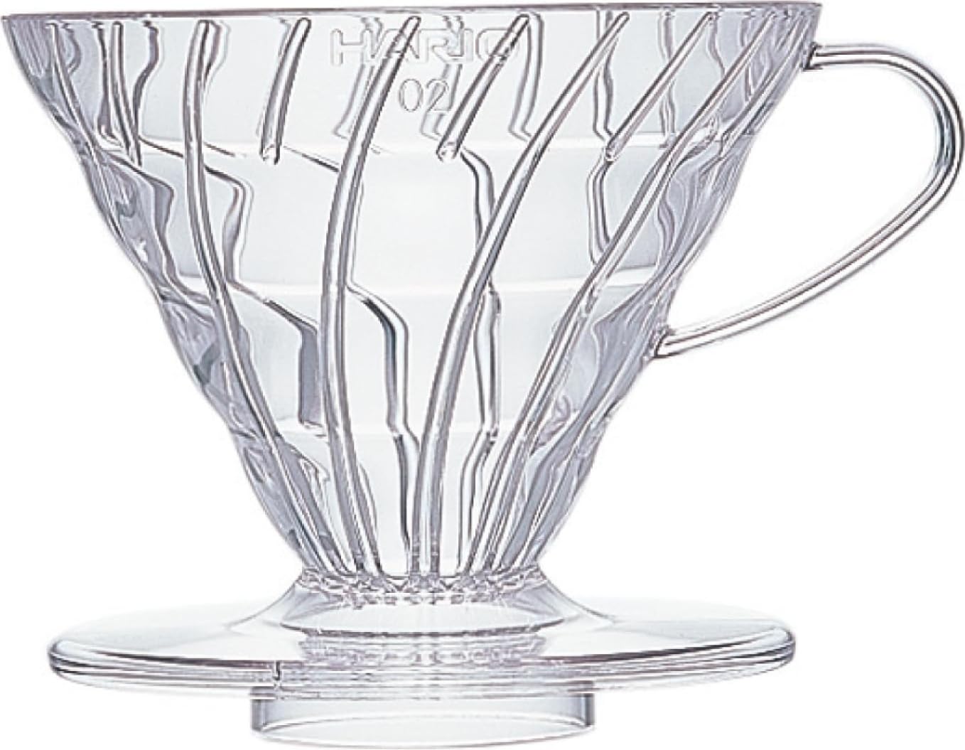 HARIO VDR-01-T Transparenter Tropfer 01 Clear Coffee Hand Drip für 1 bis 2 Tassen, Made in Japan