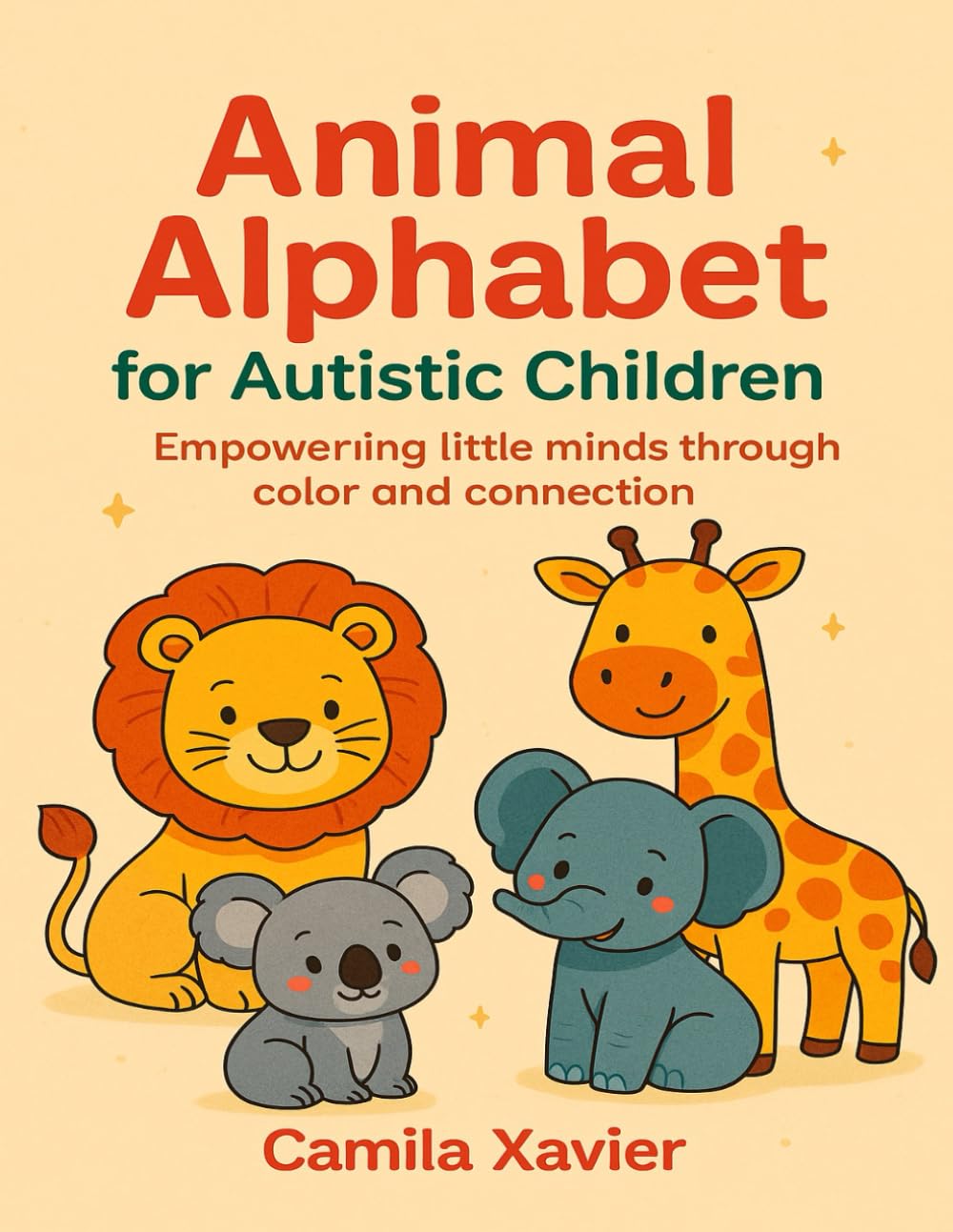 Animal alphabet for autistic children: Designed with love to support learning, calm, and confidence in autistic children.