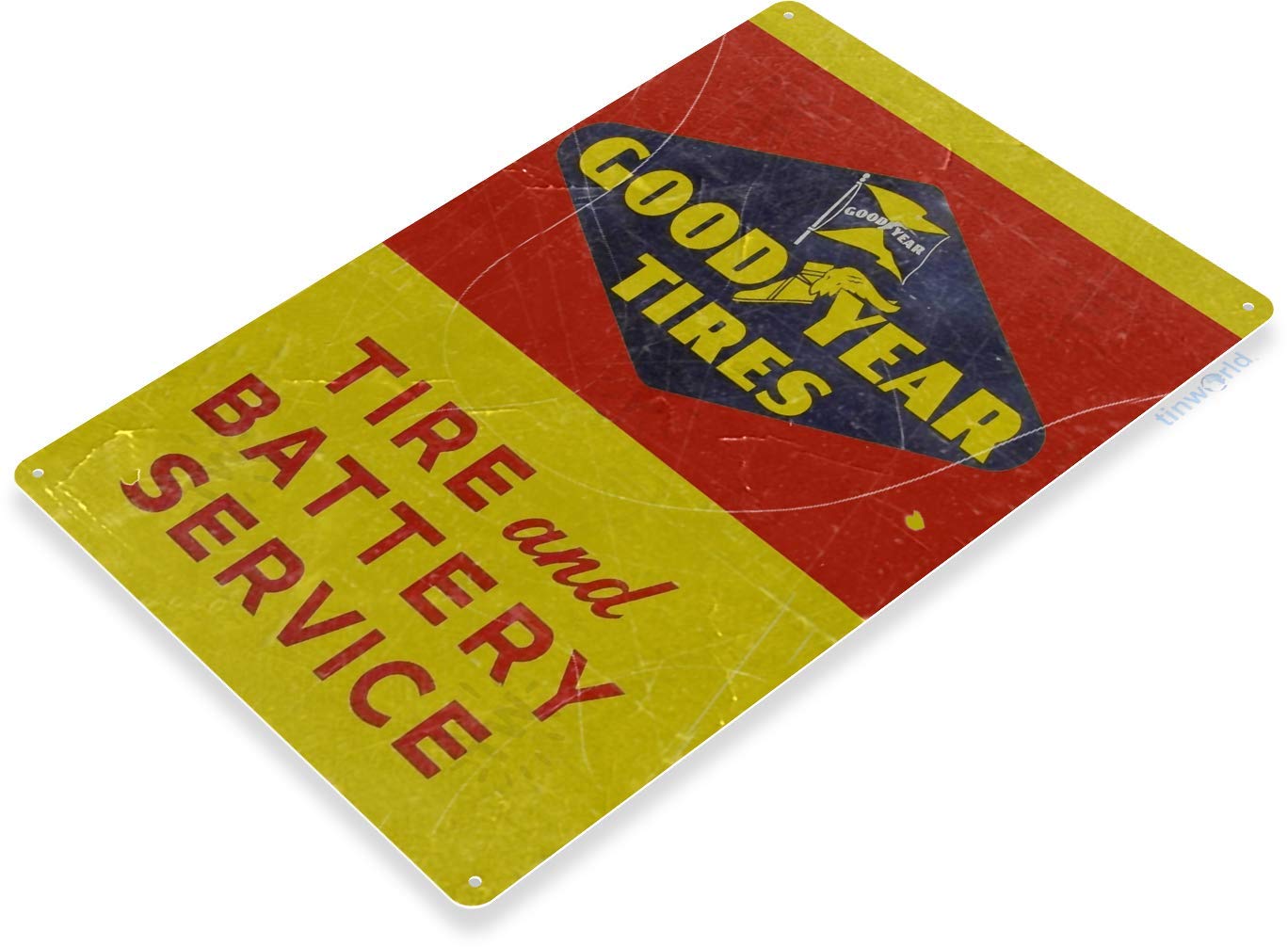 Amazon.com: Tinworld Tin Sign: “Goodyear Tires Battery Service