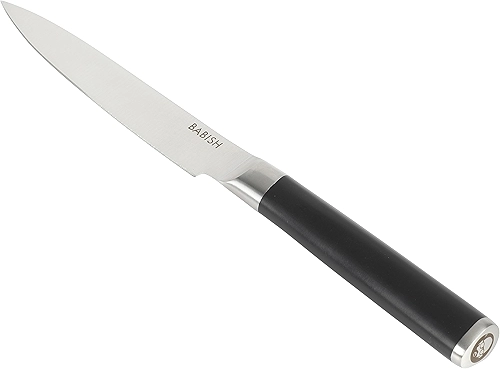 Babish Faca de cozinha utilitária forjada de aço alemão 1,4116 de alto carbono 1,4116