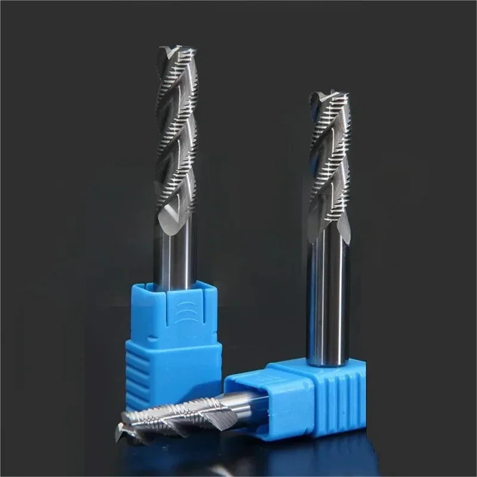 Schruppfräser aus Hartmetall, 3 Schneiden, for Metall- und Aluminium-CNC-Maschinen, 4 mm bis 20 mm,DIY-Werkzeug(12XD12X45X100L)