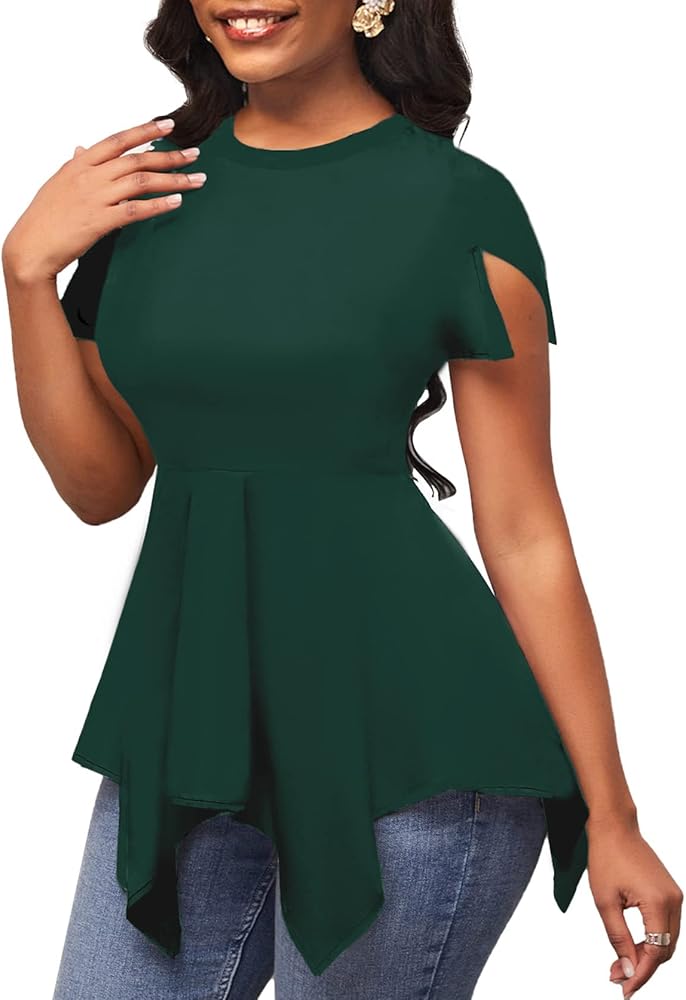 Peplum short shirt Clearance