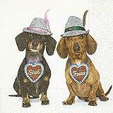  20 Servietten Oktoberfest Bayern Wiesn Sissi & Franz 33 x 33 cm