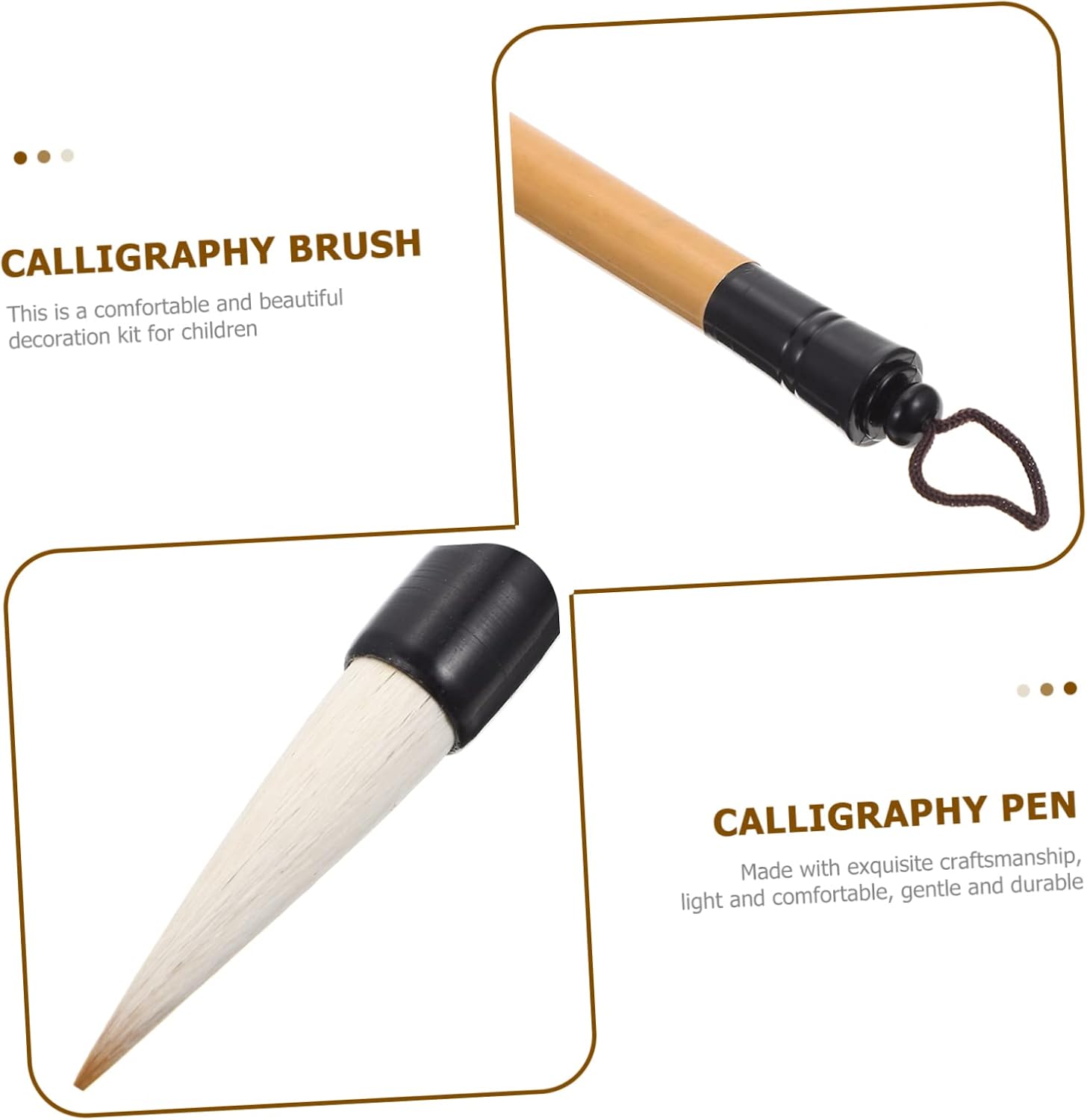 Beginner Calligraphy Brush for Students, Painting Writing Couplet Use