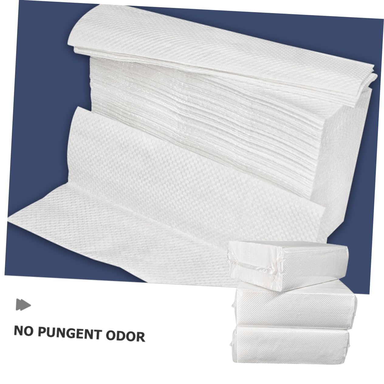 PACKOVE Toilet Paper Asciugamani di Carta per Mani, Assorbenti e Spessi, 5 Borse da 120 Fogli, per Hotel e Ristoranti