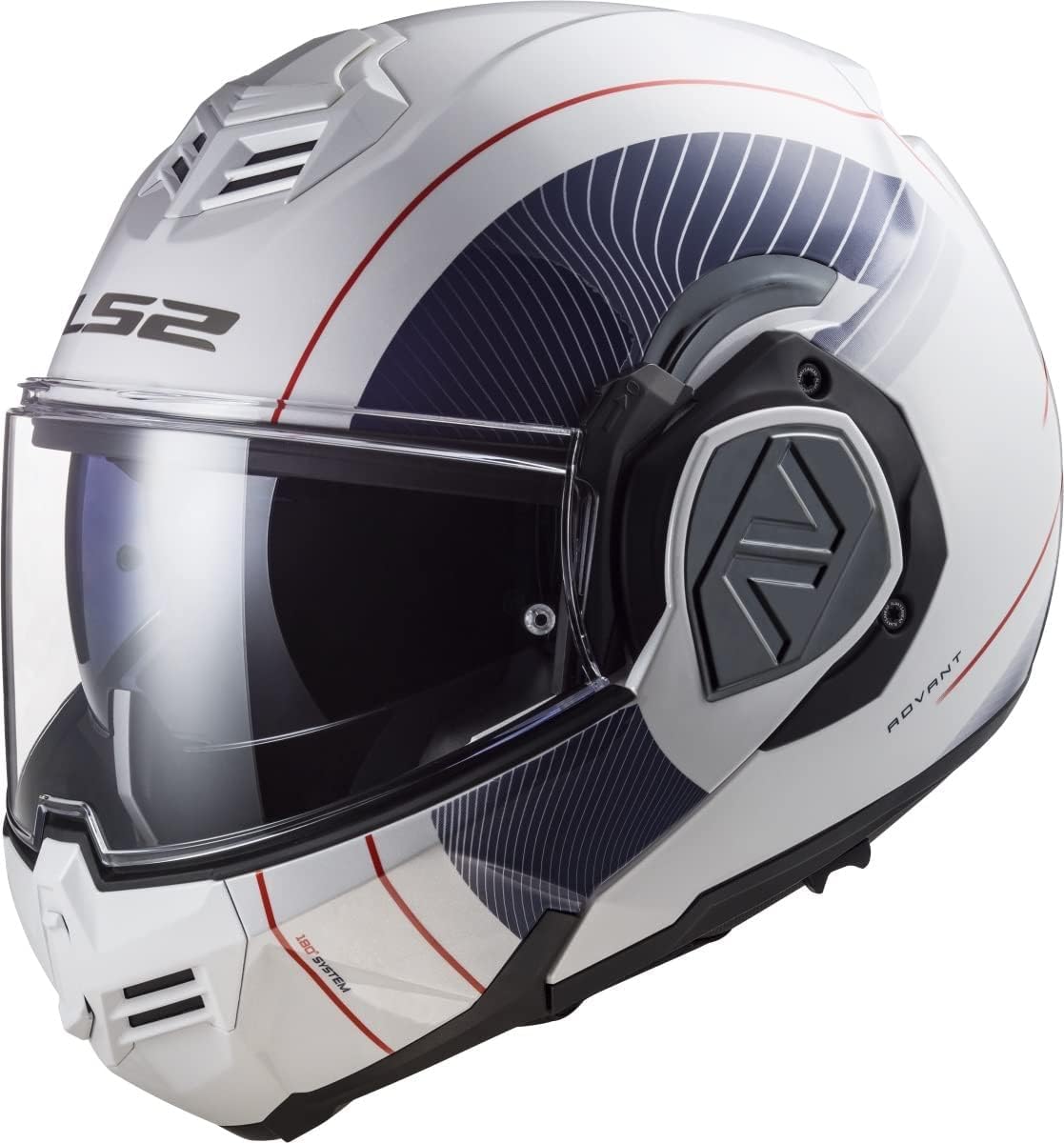 LS2, Casco Moto Modular ADVANT Cooper White Blue,