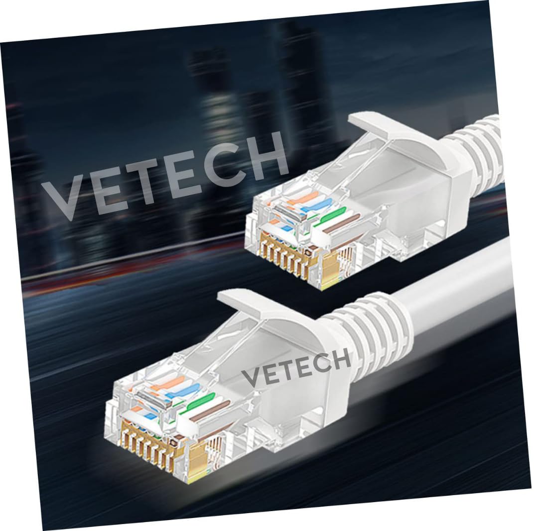 Vetech CAT6 15 Metre Ethernet Kablosu Fabrikasyon Internet Kablo Network Ağ Kablosu