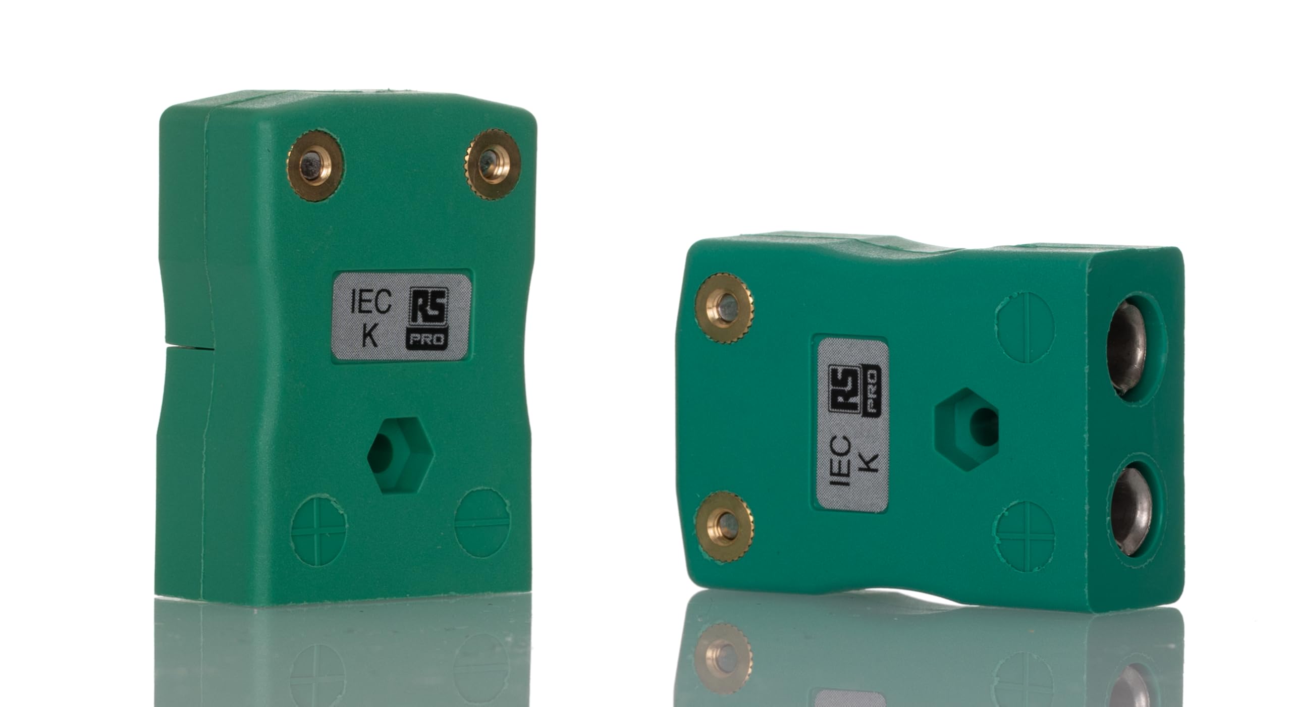 RS PRO XQ Thermoelement-Steckverbinder Standard-Schnellanschluss-Thermopaarsteckerbuchse für Thermoelement, Packung a 10 Stück