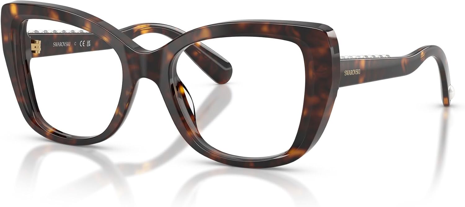 Swarovski womens Sk2066u Universal Fit Butterfly Prescription Eyewear Frames