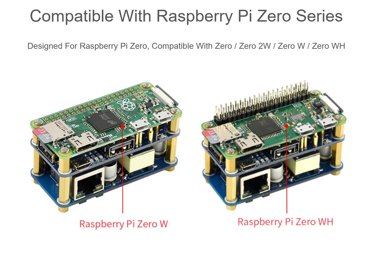 PoE Ethernet / USB HUB BOX voor Raspberry Pi Zero | Elektronica voor jou
