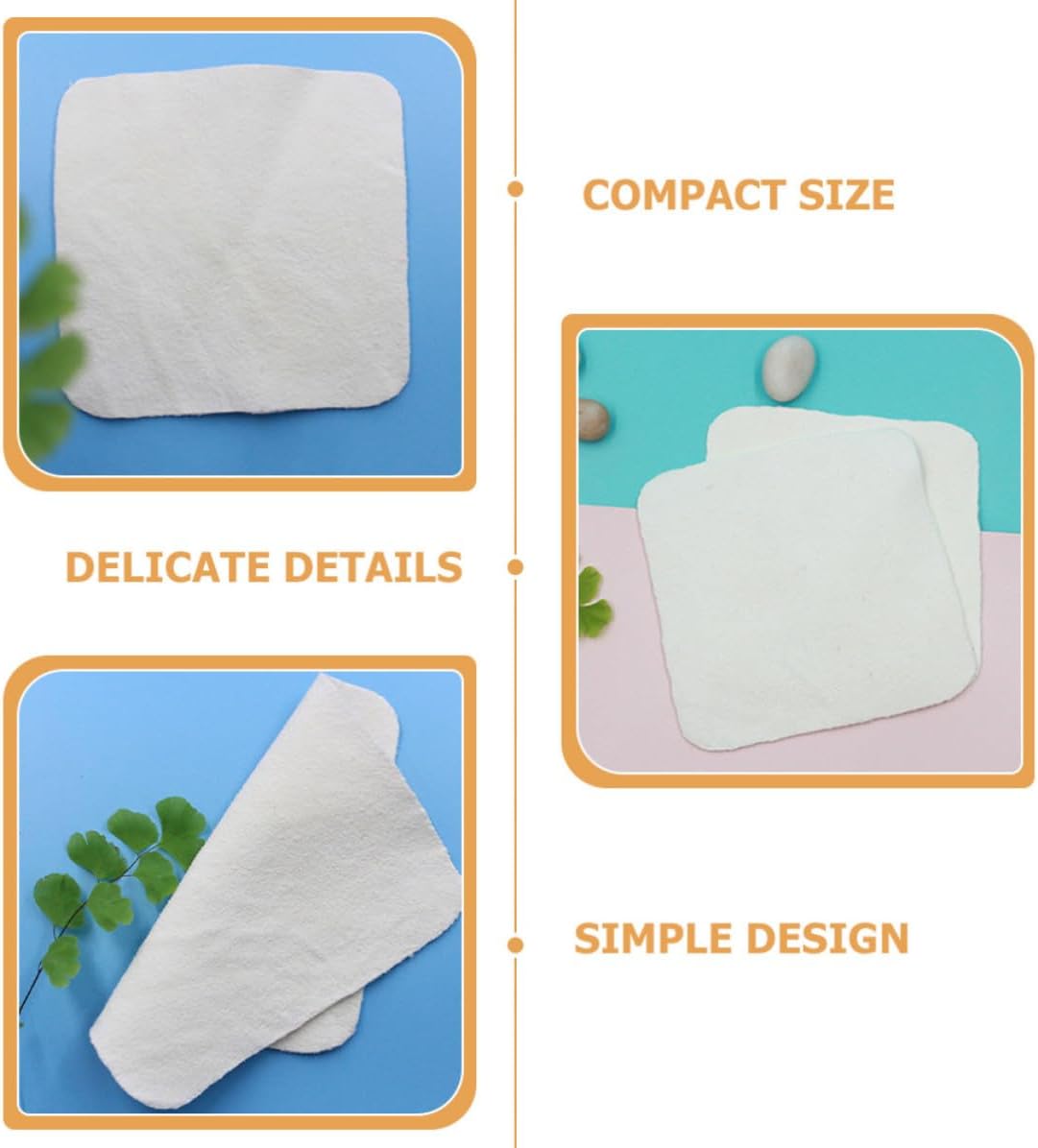 10pcs Jewelry Cleaning Cloths Soft Polishing for Gemstone Pearl