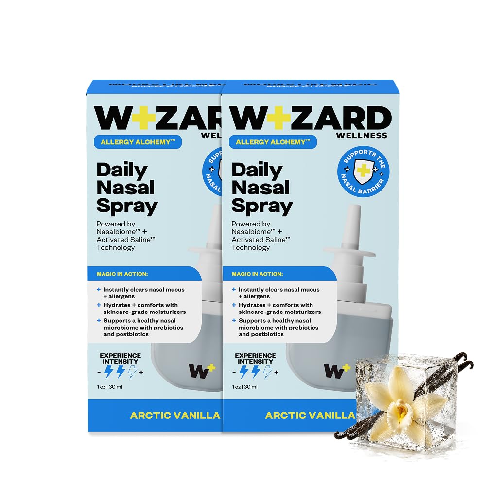 WIZARD WELLNESS Daily Nasal Spray, Drug-Free, Eucalyptus, 2-Pack — Amazon image 10