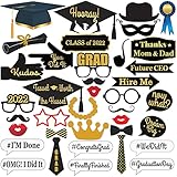 XtraLarge Graduation Photo Booth Props 2022 - Pack of 40 | Graduation Photo Props for Graduation...