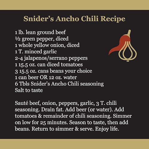 Miniatura 4 de Snider's Condimento de chile ancho CALIENTE