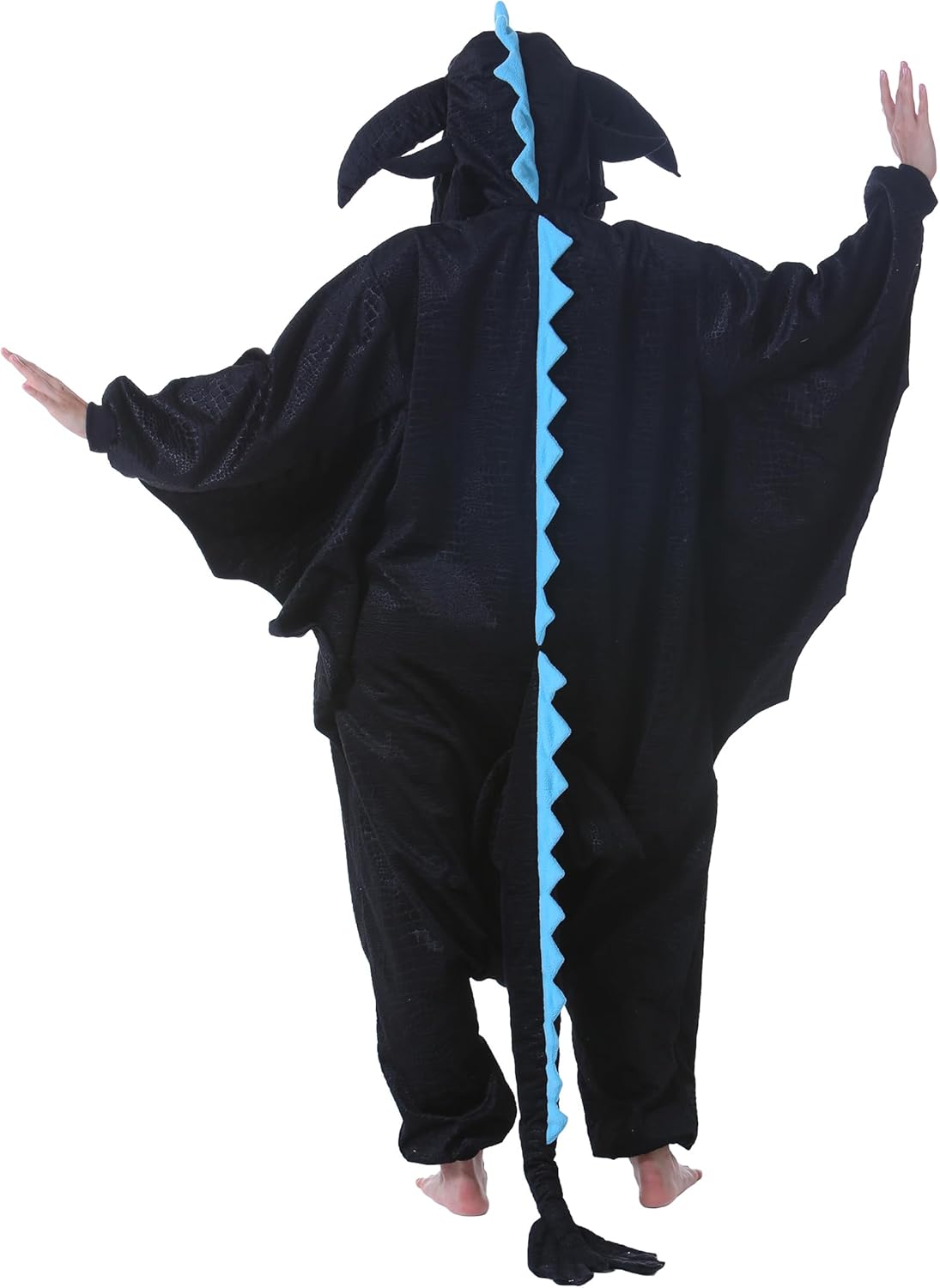 Unisex Adult Loong Onesie Halloween Costume One Piece Pajamas for Women Men Sleepwear Christmas Pajamas - Image 7