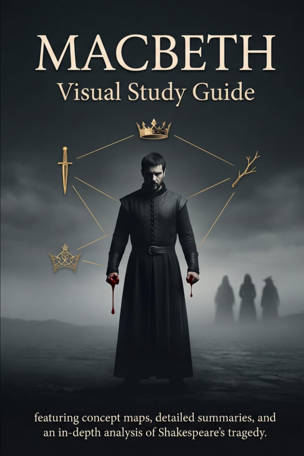 Macbeth – Visual Study Guide: with concept maps, detailed summaries, and an in-depth analysis of Shakespeare’s tragedy