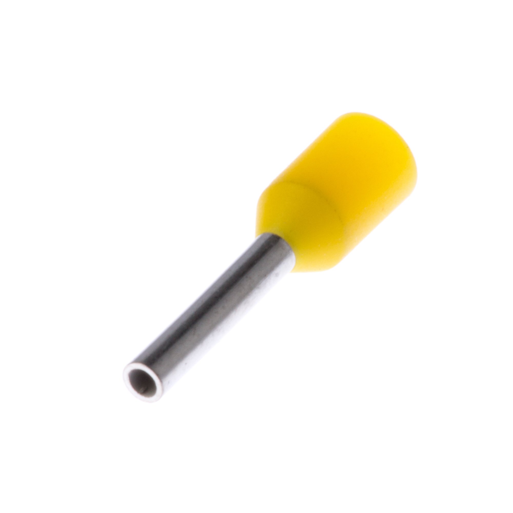 Panduit FSD73-6-D Polypropylene Insulated Ferrules, 24 AWG, .24-Inch Pin Length, Single Wire Yellow Din End Sleeve (500-Pack)