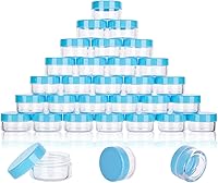 Vista 14 de Contenedores de muestra de 5 gramos con tapas, 50 frascos de muestra de 5ML, recipientes vacíos para cosméticos con tapas, pequeños contenedores
