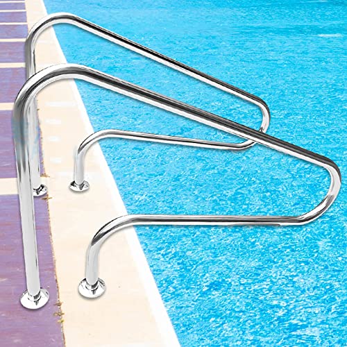 Barandal para piscina acero inoxidable 304 125x80 cm miniatura 5