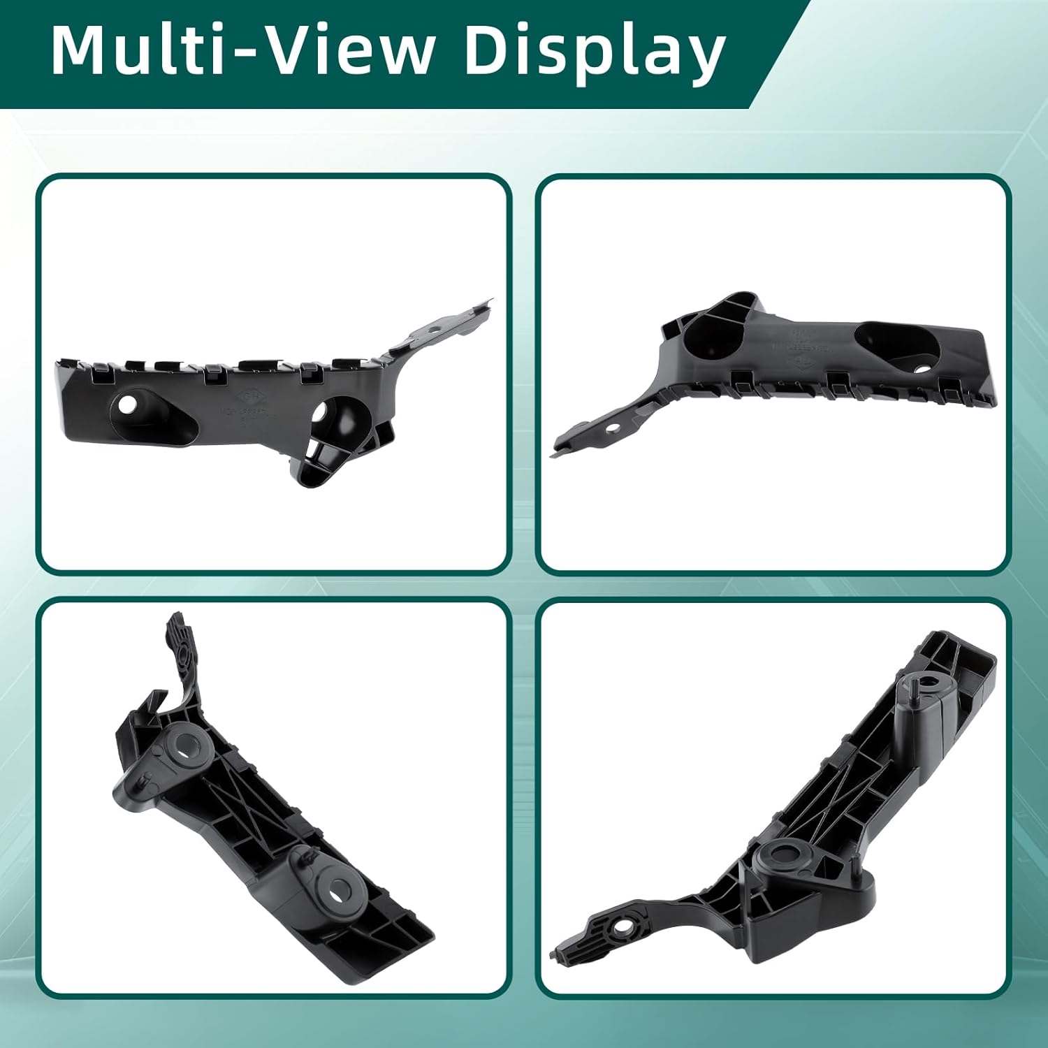 AUTOKAY Bumper Retainers Brackets Mounting Kit Front Driver and Passenger Side for Mazda 3 & 3 Sport 2014-2018 Replaces BHN1500T1F BJS7500T1C BHN1500T1B BHN1500U1E BJS7500U1C, 2PCS