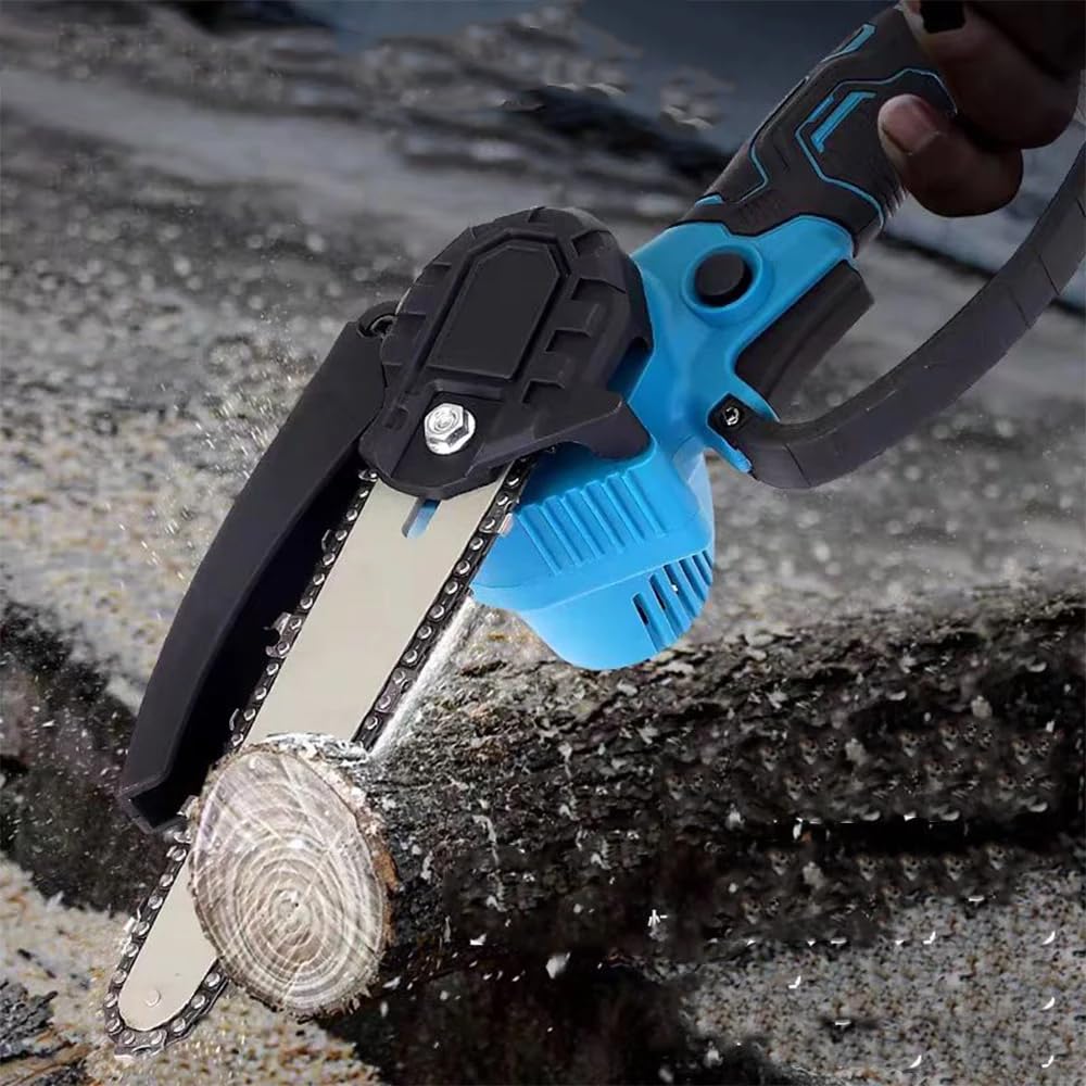 5 Pezzi Mini Catena Motosega 6 Pollici 37 TG Barra di Guida Ricambio Catena de Motosega per Falegnameria e Paesaggistica