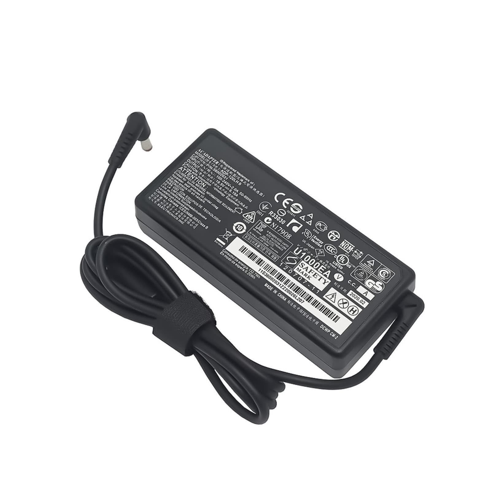 Adaptador De CA De Regazo De 19,5 V, 6,15 A, 120 W, 5,5 X 2,5 Mm, Compatible con Lenovo, Y460, Y400, Y430p, Y410P, Y500, Y510P, Y570, Y530, Y580, Y730, Cargador De Ordenador Portátil(and UK)