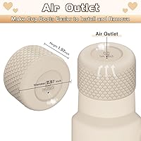 Vista 155 de WUQID Heart Shaped Texture Silicone Boot Compatible with Stanle Quencher H2.0 IceFlow Flip 20oz 30oz 40oz,Hydroo Flask 12-24oz