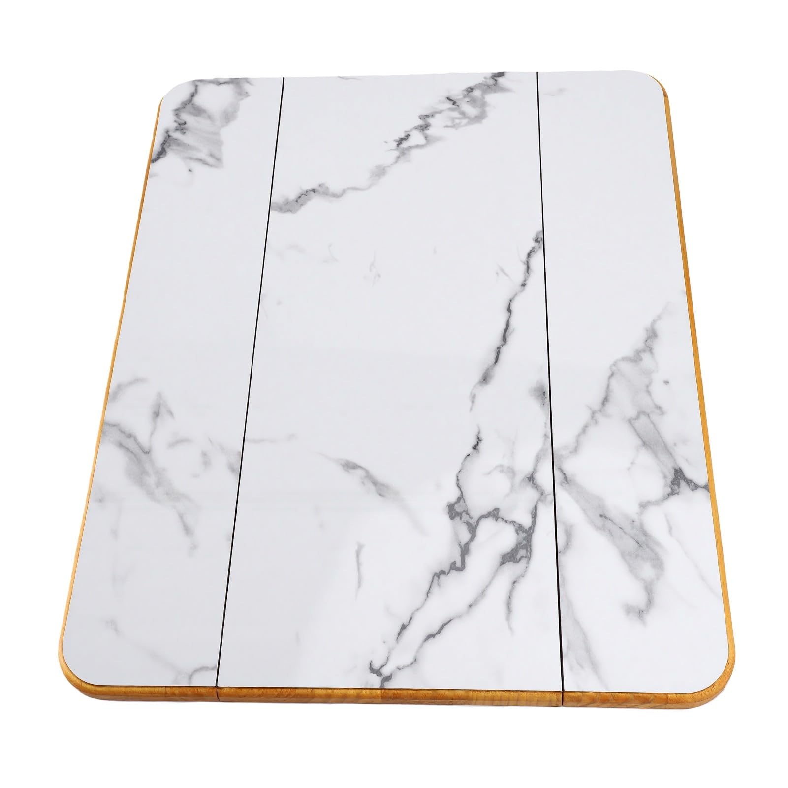 Tavolo Pieghevole per Barca, Design Elegante e Impermeabile per Veicoli Commerciali, Yacht, Pino Massiccio Spesso 20 Mm, 18,9x23,4 Pollici