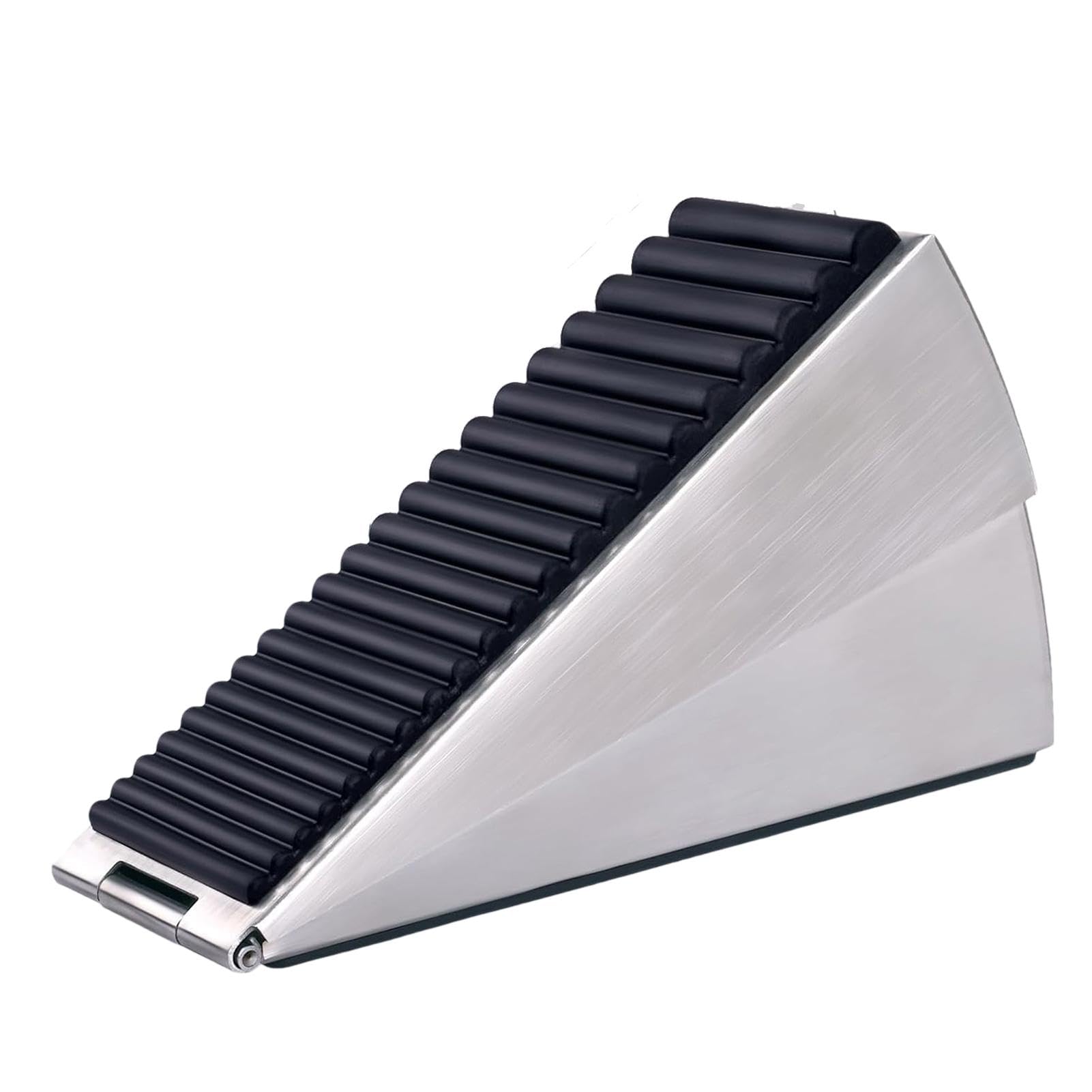 Large Door Stopper, Anti-Slip Metal Door Stop Wedge Tall Door Stoppers for Bottom of Door, Rubber Door Stop Silicone Door Wedge Stoppers High Adjustable Rubber Door Stop Suits Any Heavy Door
