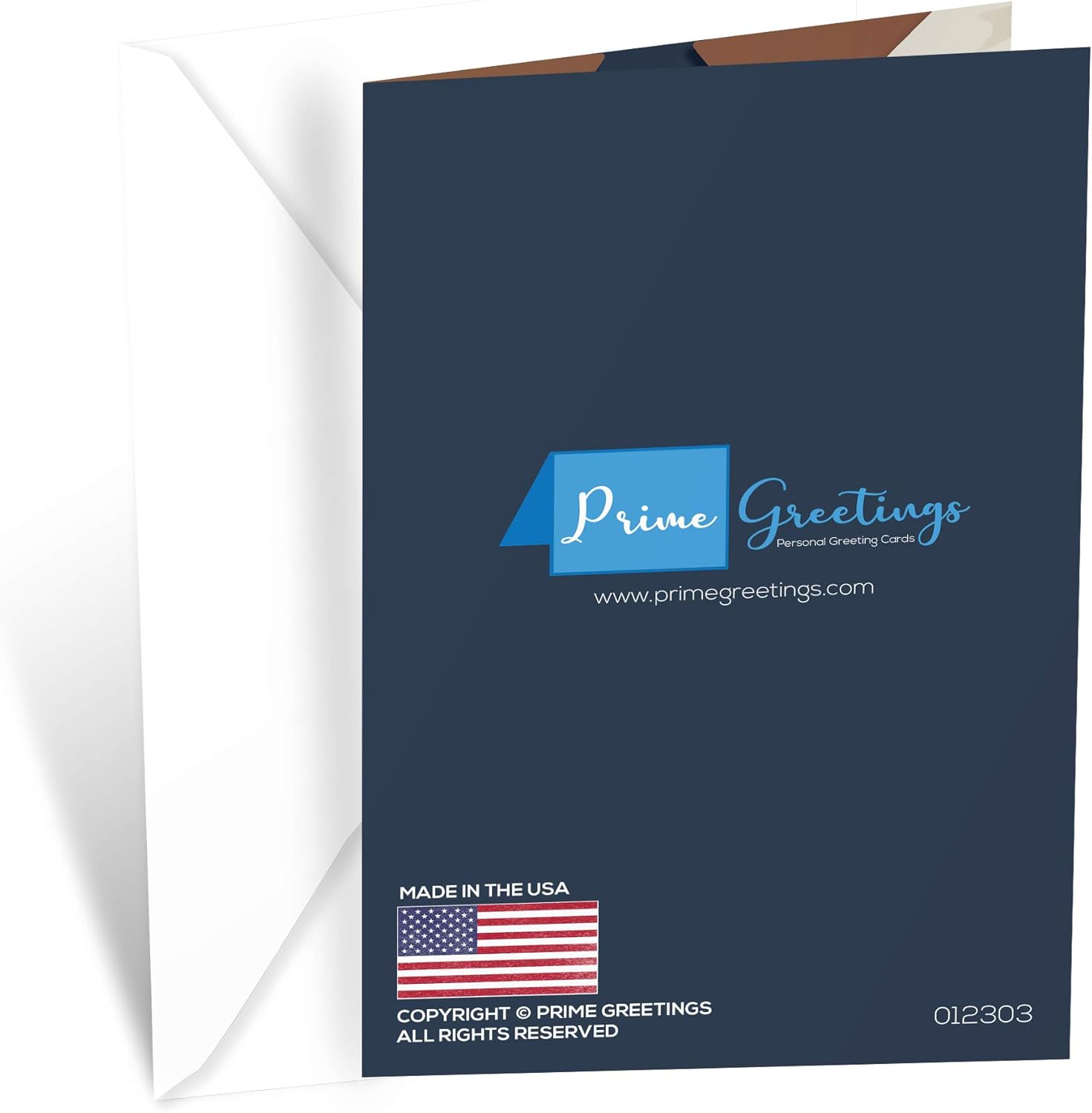 Prime Greetings Christmas Card Aunt, Made in America, Eco-Friendly, Thick Card Stock with Premium Envelope 5in x 7.75in, Packaged in Protective Mailer - Image 4