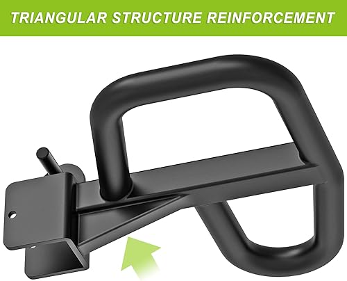 Miniatura 5 de SELEWARE Multi Grip Dip Bar Attachment for Power Rack, Wide and Narrow Grip Handles Squat Rack Attachment for Strength Training, 500 lbs Capacity