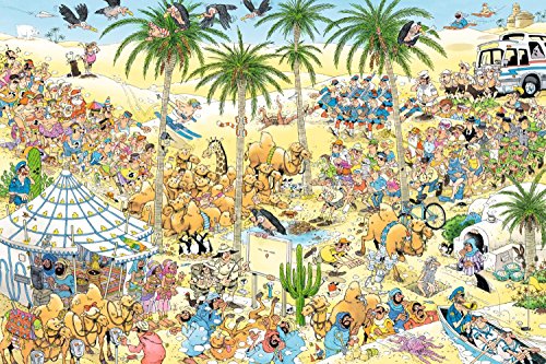 Jumbo Puzzles 19059 The Oasis 1500 Pieces Jigsaw Puzzle, Multi kleuren – Bild 3